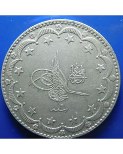 Ottoman Empire	 20 Kurush	 AH 1327//9	 (1917AD)	 AH1327/9  XF+