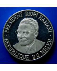  Niger 	 500 Francs	1960	  - ESSAI - Silver / Proof- President Diori Hamani / Independece