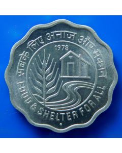 India-Republic	 10 Paise	1978	 - F.A.O. Food and Shelter For All, Bombay