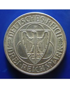 Germany, Weimar Republic 	 3 Reichsmark	1930F	 Liberation of Rhineland