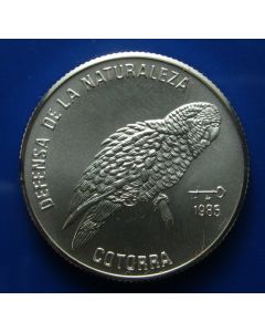 Carib.C.	 5 Pesos	1985	 Cuban Amazon Parrot - Silver / Proof