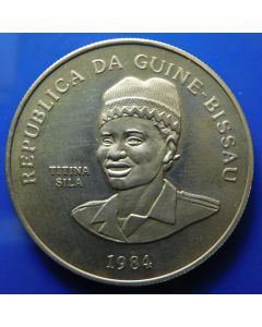 Guinea-Bissau 	 250 Pesos	1984  International Games - Horizontal Bar