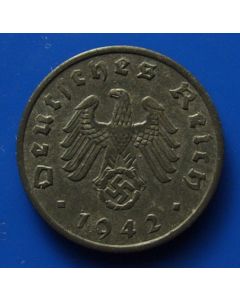 Third Reich  Reichspfennig 1942A km# 97