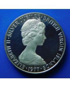 British Virgin Islands 	10 Cents	1977	 25th Anniversary of the accession of Queen Elizabeth II – Silver / Proof