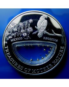 Fiji Islands 	10 Dollars	2012	 Rhodium - Mexico - & COA