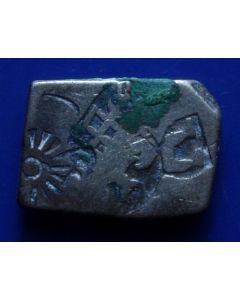 Ancient India	 Karshapanas	 4Th-2Th Century BCE	 Series: V a – weight 3,40gr - Gupta-Hardaker 499