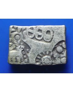 Ancient India	 Karshapanas	273-232 BC	  Mauryan – Bindusara, Series: Va (mint mark 329) 3,42gr,