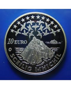  Ireland 	 10 Euro	2008	 Skellig Michael Island – Silver / Proof