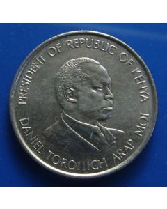 Kenya	 50 Cents	1980	 Copper-Nickel