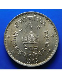 Nepal 	 Rupee	1956	Mahendra Coronation 