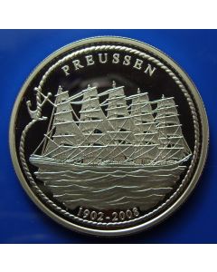 Togo 	 1000 Francs	2008	 Preussen