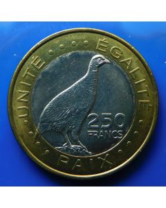 Djibouti 	250 Francs	2012	 Bird