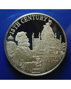 Cook Islands	 50 Dollars	1997	 13nd Century, Marco Polo at Kublai Khan's Court – Silver / Proof