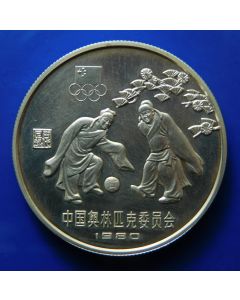 China	 30 Yuan	1980	 Chinese Olympic Committee , Soccer