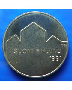 Finland 	 100 Markkaa	1991	 Silver., Proof; World Ice Hockey Championships; Mintage: 200 pcs. 