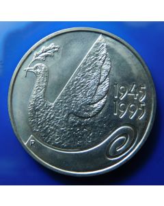 Finland 	 100 Markkaa	1995	 50th Ann. United Nationes - BU / Silver