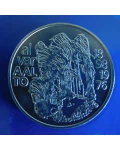 Finland 	 100 Markkaa	1998GM	 Silver; 100th Anniversary of Alvar Aalto BUNC 