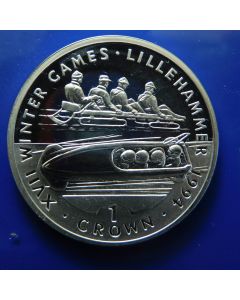 Gibraltar 	 Crown	1993	Winter Olympics-Lillehammer,  Bobsledding; Silver Proof