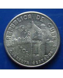 Carib.C.40 Centavos1952 