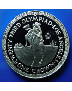  Isle of Man 	 Crown	1984	 Silver - 1984  Jumping Horse 28,28gram