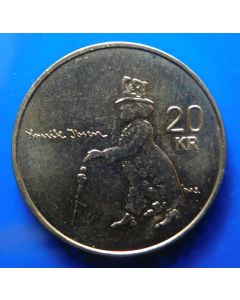 Norway 	 20 Kroner	2006	 - Henrik Ibsen caricature walking