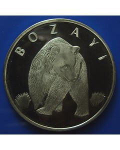 Turkey 	 20 New Lira	2005	 - Brown Bear - Proof / Silver – Extreem low Mintage 802 pcs