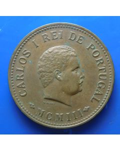 India-Portuguese	 ½ Tanga	1903	 MCMIII Carlos I, Lisboa Mint unc- 