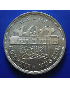 Egypt 	 Pound	2002		 - Egyptian Museum Centennial / Silver