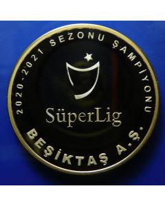 Turkey 	 20 Lira	2021	 Beşiktaş 2021 Championship Title, Gold Plated Silver 