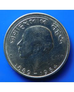 India-Republic	 50 Paise	1964	 - Death of Jawaharlal Nehru, Hindi legend, Bombay mint