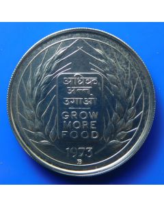 India-Republic	 50 Paise	1973	 - Proof - F.A.O. Grow more Food, Bombay mint