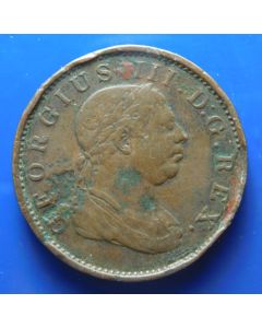 Essequibo & Demerary	 Stiver	1813	 Georgius III - Reverse Legend: COLONIES OF ESSEQUEBO & DEMARARY TOKEN