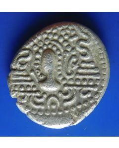 Hindu dynasties » Northern India » Later Indo-Sasanian	Gadhaiya Paisa 	AD 940-10300	 4,12gr