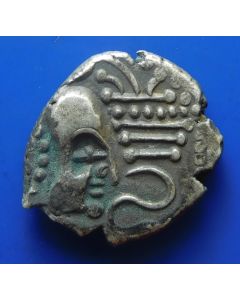 Hindu dynasties » Northern India » Later Indo-Sasanian	Gadhaiya Paisa 	AD 940-10300	 4,25gr